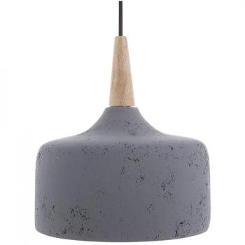 Lámpara Colgante Moderna de Yeso Gris Estilo Industrial Burano
