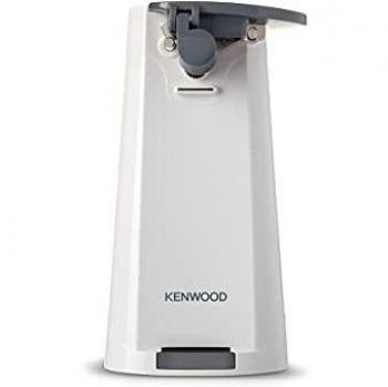 Kenwood Abridor de Latas Eléctrico 3 en 1 CAP70.A0WH, Multifuncional con Cuchillo Afilador, 70W, Blanco