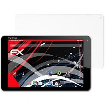 2 x atFoliX Anti-Choque Lámina Protectora de Pantalla Prestigio MultiPad Muze 5011 3G Antichoque Película Protectora - FX-Shock-Antireflex
