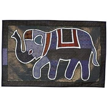 Casa Adhesivo para pared hecho a mano diseño de elefante para colgar en la pared decoración tapiz 102 x 152 cm