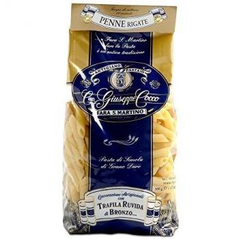 Pasta Cocco - Penne Rigate - n°42 - 500 Gramos - Cavalier Giuseppe Cocco - fabricante de la pasta artesanal italiano