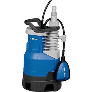 Bomba Sumergible para Aguas Sucias Super Ego BTS-135 de 750W con Dimensiones 23x18x39cm