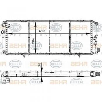 Radiador de Motor MAHLE ORIGINAL CR 425 000S - Refrigeración Eficiente y Duradera