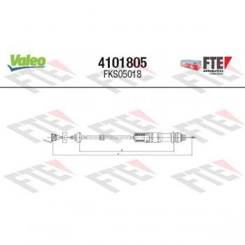 Cable de embrague VALEO 4101805 para CITROËN Berlingo y PEUGEOT Partner, Ranch