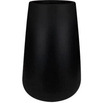 Maceta de plástico Pure Cone Alta 45 cm Negra Elho