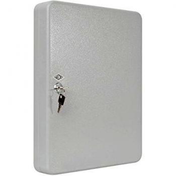 Wedo 10256537X Armario para Llaves, Acero, Gris Luminoso, 28 x 6 x 37 cm