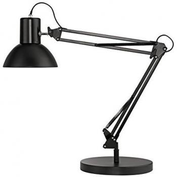 Lámpara de escritorio LED Unilux Success 66 negra con base y pinza E27