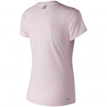 New Balance MC Tech Camiseta, Mujer, Himalayan Pink Heather, L