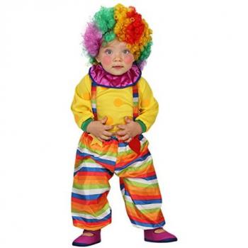 Disfraz de Payaso Multicolor para Bebé (12-24 Meses)