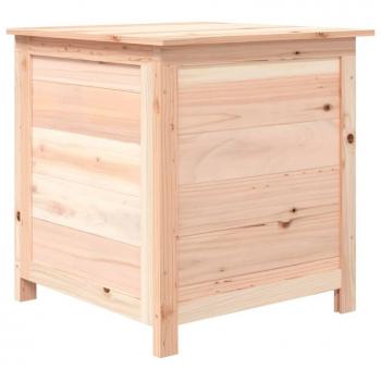 Caja de cojines para exterior 50x50x56 cm madera maciza de abeto