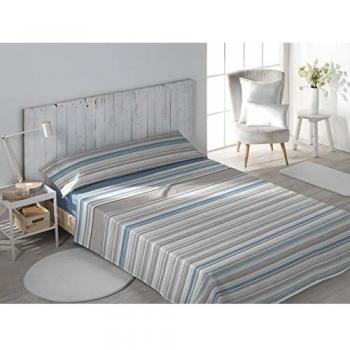 DHestia Juego Sábanas, Azul Azulón, 90x200 cm/Cama 90