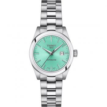 Tissot T-My Lady Automatic Women's Watch - Green Steel, 29mm