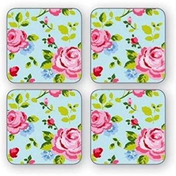 Cooksmart - Posavasos, modelo Vintage Floral, paquete de 4