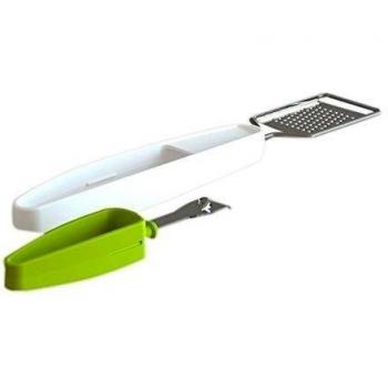 Tomorrow's Kitchen 4664660 - Rallador de cítricos+ pelador, color blanco