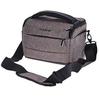 Funda Camara Reflex,Andoer Bolsa Protectora DSLR SLR, Estuche para Cámara Digital ara 1 Cámara 2 Lentes para Canon Nikon Sony FujiFilm Olympus Panasonic