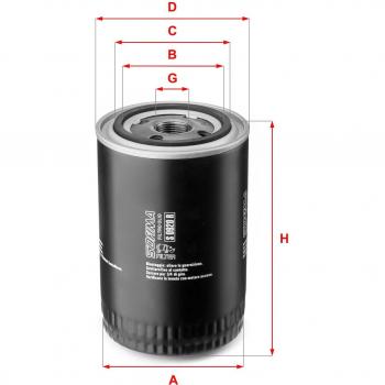 Filtro de aceite SOFIMA S 0920 R