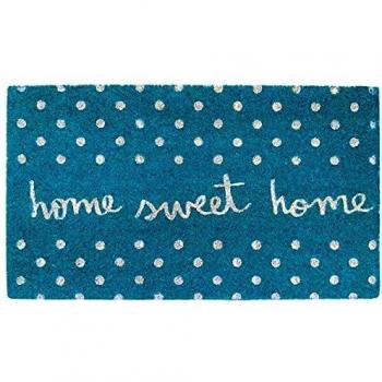 Laroom Felpudo Sweet Home Azul, Blue, 40x70xH1,8cm