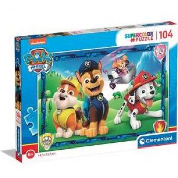 Puzzle infantil Patrulla Canina 104 piezas Clementoni