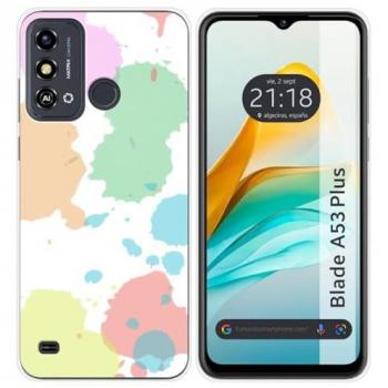 Funda de Silicona Acuarela 05 para ZTE Blade A53 Plus con Diseño Artístico