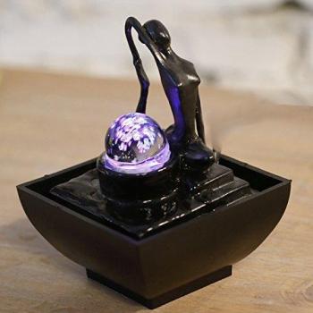 Zen'Light Yoga1- Fuente de polirresina