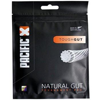 Cuerda de Tenis Pacific Tournament Pro Tough Gut 2x 6,1m - Écru y Colores Naturales