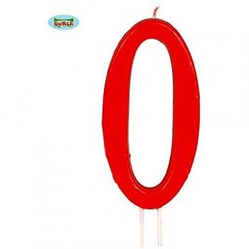 Guirca Vela Roja Nº 0 DE 12 cm