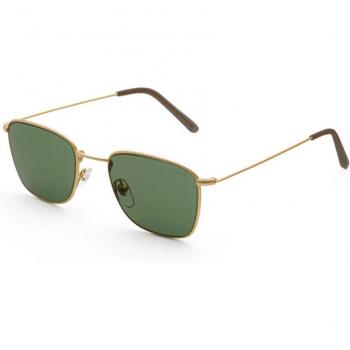 Retrosuperfuture W13 Strand 2.0 Green Unisex Square Gold Sunglasses, Size: 51 MM