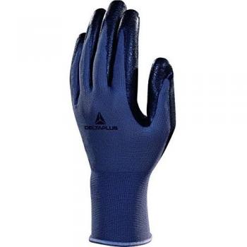 Delta plus - Juego guante ve722 poliester gris/negro talla 10