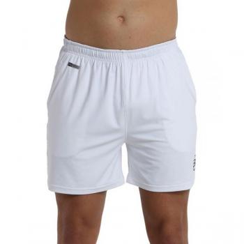 Bullpadel Afate - Pantalón Corto para Mujer - Blanco - Distinción y Moda en Juego
