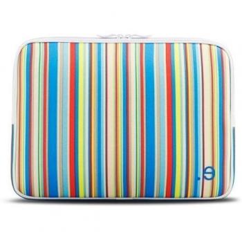 Be.ez 101070 - Funda para MacBook Pro y portátiles de 15, diseño de rayas multicolor
