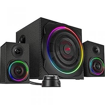Gravity Carbon RGB 2.1 Subwoofer System, Black