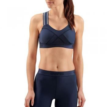 SKINS DA99060132022 Camiseta, Mujer, Azul, S/90