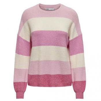 Jersey de rayas para mujer Only Atia en color rosa