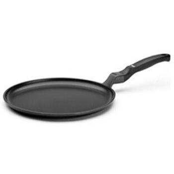 Crepera Inducción Risoli 28 cm, Antiadherente, Color Negro
