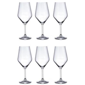 Set de 6 Copas de Vino Garnacha 48cl Cristalino, No Apto Microondas, Apto Frigorífico