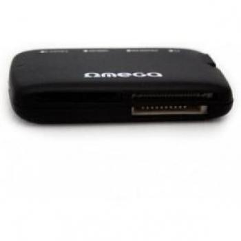 Omega Lector de Tarjetas Universal Mini Negro