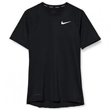 NIKE M NP BRT Top SS T-Shirt, Hombre, Black/Black/
