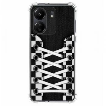 Funda Antigolpes de Silicona para Xiaomi Poco C65 con Diseño Zapatillas 03