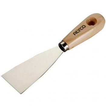 Alyco 196395 Espátula, Madera Acero, 120 mm