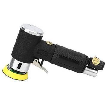 Akozon Lijadoras excéntricas, lijadora de aire pulidora para el trabajo del cuerpo automático, armarios, muebles, con 2 3 Disco de molienda