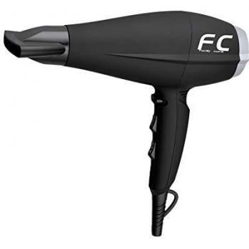 Family Care Secador de pelo profesional, 2 velocidades, 3 niveles de temperatura, difusor y concentrador, 2200 W, color negro