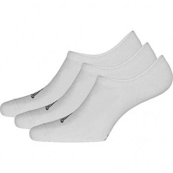 Pack de 3 calcetines Kappa No Show Blancos con Logo