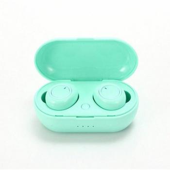 Auriculares Inalámbricos Y50 TWS con Bluetooth V5.0, Estéreo HD, Control Táctil Inteligente, Deportivos, con Micrófono y Caja de Carga