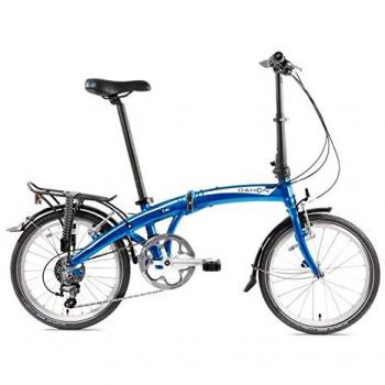 Dahon Mu D10 Bicicleta Plegable para Adulto, Dusty Blue, Talla 20