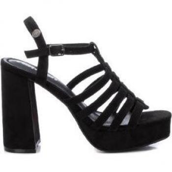 Sandalia de mujer Refresh 171897 Negro con Hebilla