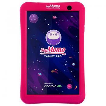 SoyMomo Tablet PRO para Niños 8 2GB RAM 32GB Almacenamiento Rosa con Control Parental e Inteligencia Artificial