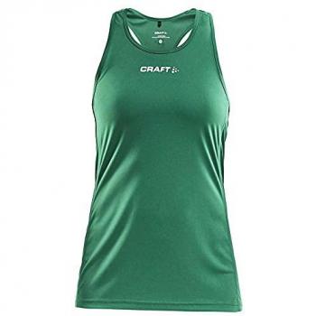Craft Rush Women's Polyester Tank Top - Dark Green XX-Large