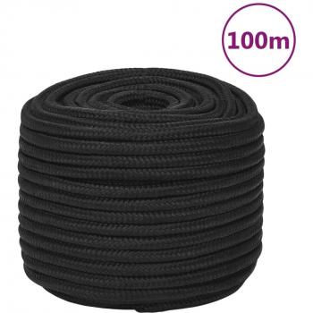 Cuerda de barco polipropileno negro intenso 12 mm 100 m
