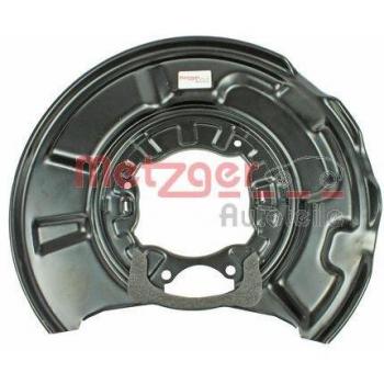 Chapa protectora contra salpicaduras, disco de freno METZGER 6115010