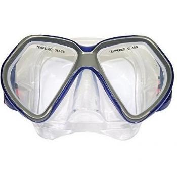 Tunturi Swimming Máscara Buceo, Unisex Adulto, Azul, Talla Única